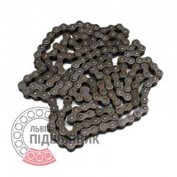 08A-1 [AD] Simplex steel roller chain (pitch= 12.7mm)