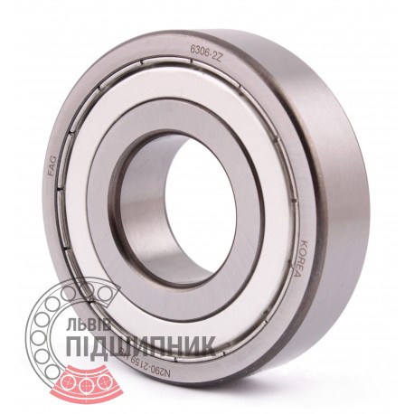 6306-2Z [FAG] Deep groove ball bearing