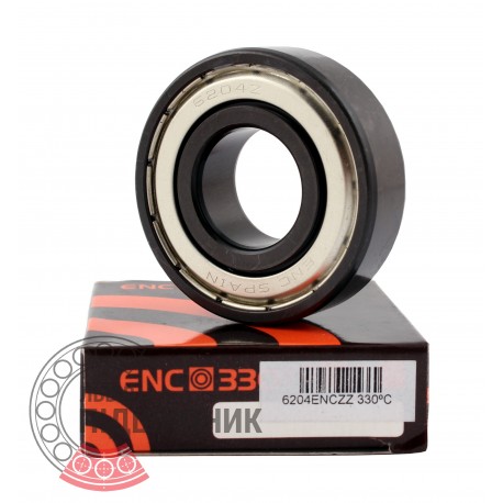 6204 ENC ZZ 330°C [BRL] Deep groove ball bearing