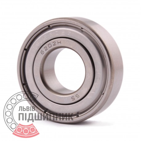 6202.H.ZZ [EZO] Deep groove ball bearing, stainless steel