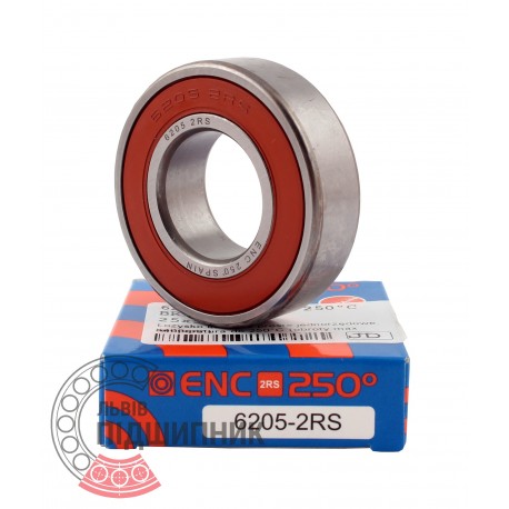 6205 2RS ENC 250*C [BRL] Deep groove ball bearing for high temperature