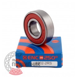 6202 ENC 2RS 250°C [BRL] Deep groove ball bearing for high temperature