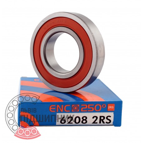 180208 / 6208 ENC 2RS 250°C) [BRL] Високотемпературний кульковий підшипник