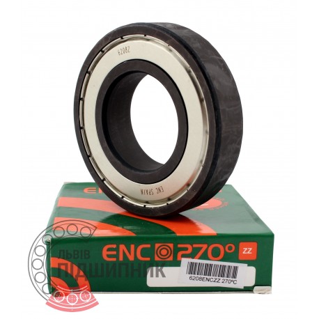 80208 / 6208 ZZ ENC 270°C [BRL] Високотемпературний кульковий підшипник