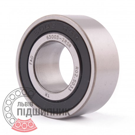 63003.2RS (63003 2RS) [FAG] Deep groove ball bearing