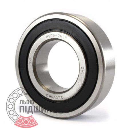 6206-2RS [ZVL] Deep groove ball bearing