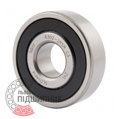 6302 2RSR C3 [ZVL] Deep groove ball bearing