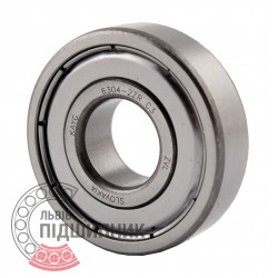 6304 2ZR C3 [ZVL] Deep groove ball bearing