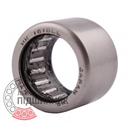 HK1616LL/3AS [NTN] Drawn cup needle roller bearings with open ends