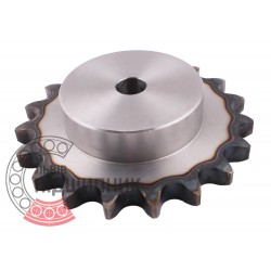 Plain bore roller chain sprocket 20B-1 - pitch 31.75mm, 19 Teath [Dunlop]