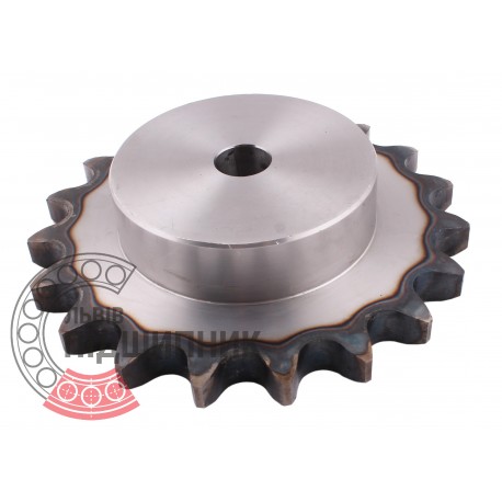 Plain bore roller chain sprocket 20B-1 - pitch 31.75mm, 19 Teath [Dunlop]