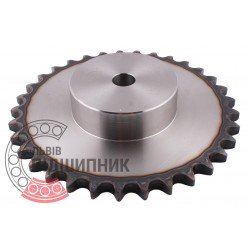 Plain bore roller chain sprocket 12B-1 - pitch 19.05mm, 33 Teath [Dunlop]