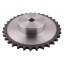 Sprocket Z33 [Dunlop] for 12B-1 Simplex roller chain, pitch - 19.05mm, with hub for bore fitting