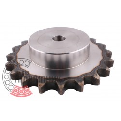 Plain bore roller chain sprocket 20B-1 - pitch 31.75mm, 20 Teath [Dunlop]