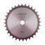 Sprocket Z32 [Dunlop] for 06B-1 Simplex roller chain, pitch - 9.525mm, with hub for bore fitting