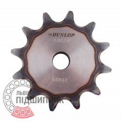 Kettenrad 12B-1 - kettensteigung 12mm, Z - 12 [Dunlop]