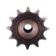Sprocket Z12 [Dunlop] for 06B-1 Simplex roller chain, pitch - 9.525mm, with hub for bore fitting