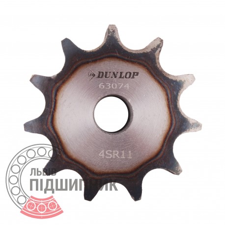 Plain bore roller chain sprocket 08B-1 - pitch 12.7mm, 11 Teath [Dunlop]