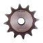 Sprocket Z12 [Dunlop] for 10B-2 Duplex roller chain, pitch - 15.875mm, with hub for bore fitting