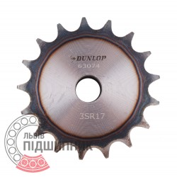 Kettenrad 06B-1 - kettensteigung 9.525mm, Z - 17 [Dunlop]