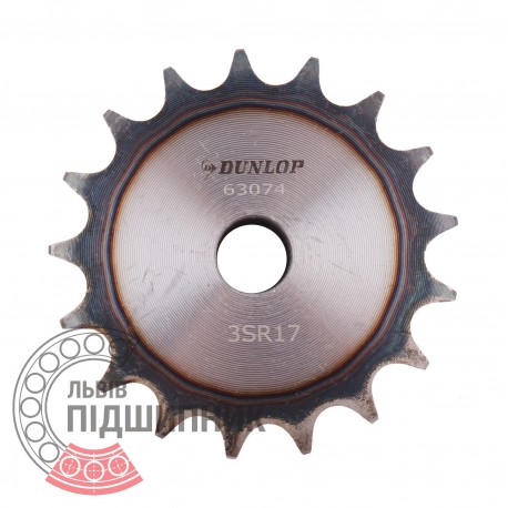 Kettenrad 06B-1 - kettensteigung 9.525mm, Z - 17 [Dunlop]