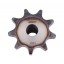 Sprocket Z9 [Dunlop] for 08B-1 Simplex roller chain, pitch - 12.7mm, with hub for bore fitting