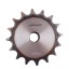 Sprocket Z16 [Dunlop] for 08B-1 Simplex roller chain, pitch - 12.7mm, with hub for bore fitting