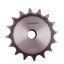 Sprocket Z16 [Dunlop] for 08B-1 Simplex roller chain, pitch - 12.7mm, with hub for bore fitting