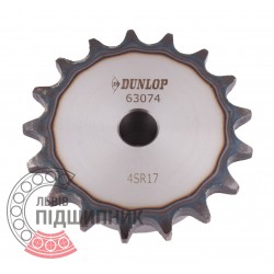 Kettenrad 08B-1 - kettensteigung 12.7mm, Z - 17 [Dunlop]