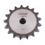 Sprocket Z17 [Dunlop] for 08B-1 Simplex roller chain, pitch - 12.7mm, with hub for bore fitting