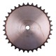 Plain bore roller chain sprocket 16B-1 - pitch 25.4mm, 34 Teath [Dunlop]