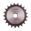 Sprocket Z21 [Dunlop] for 06B-1 Simplex roller chain, pitch - 9.525mm, with hub for bore fitting