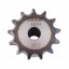 Sprocket Z13 [Dunlop] for 06B-1 Simplex roller chain, pitch - 9.525mm, with hub for bore fitting