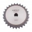 Sprocket Z27 [Dunlop] for 06B-2 Duplex roller chain, pitch - 9.525mm, with hub for bore fitting