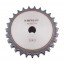 Sprocket Z27 [Dunlop] for 06B-2 Duplex roller chain, pitch - 9.525mm, with hub for bore fitting