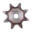 Sprocket Z8 [Dunlop] for 12B-1 Simplex roller chain, pitch - 19.05mm, with hub for bore fitting