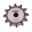 Sprocket Z12 [Dunlop] for 08B-1 Simplex roller chain, pitch - 12.7mm, with hub for bore fitting