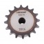 Sprocket Z16 [Dunlop] for 06B-1 Simplex roller chain, pitch - 9.525mm, with hub for bore fitting