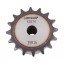 Sprocket Z16 [Dunlop] for 06B-1 Simplex roller chain, pitch - 9.525mm, with hub for bore fitting