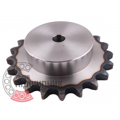 Plain bore roller chain sprocket 20B-1 - pitch 31.75mm, 21 Teath [Dunlop]