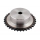 Plain bore roller chain sprocket 06B-1 - pitch 9.525mm, 37 Teath [Dunlop]