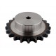 Plain bore roller chain sprocket 16B-1 - pitch 25.4mm, 22 Teath [Dunlop]