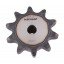 Sprocket Z10 [Dunlop] for 12B-1 Simplex roller chain, pitch - 19.05mm, with hub for bore fitting