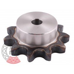 Plain bore roller chain sprocket 20B-1 - pitch 31.75mm, 11 Teath [Dunlop]