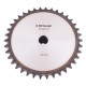 Plain bore roller chain sprocket 06B-1 - pitch 9.525mm, 38 Teath [Dunlop]