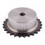 Sprocket Z27 [Dunlop] for 06B-1 Simplex roller chain, pitch - 9.525mm, with hub for bore fitting