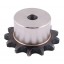 Sprocket Z13 [Dunlop] for 08B-1 Simplex roller chain, pitch - 12.7mm, with hub for bore fitting