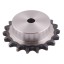 Sprocket Z19 [Dunlop] for 12B-1 Simplex roller chain, pitch - 19.05mm, with hub for bore fitting