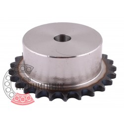 Plain bore roller chain sprocket 06B-1 - pitch 9.525mm, 25 Teath [Dunlop]