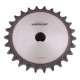 Plain bore roller chain sprocket 06B-1 - pitch 9.525mm, 26 Teath [Dunlop]